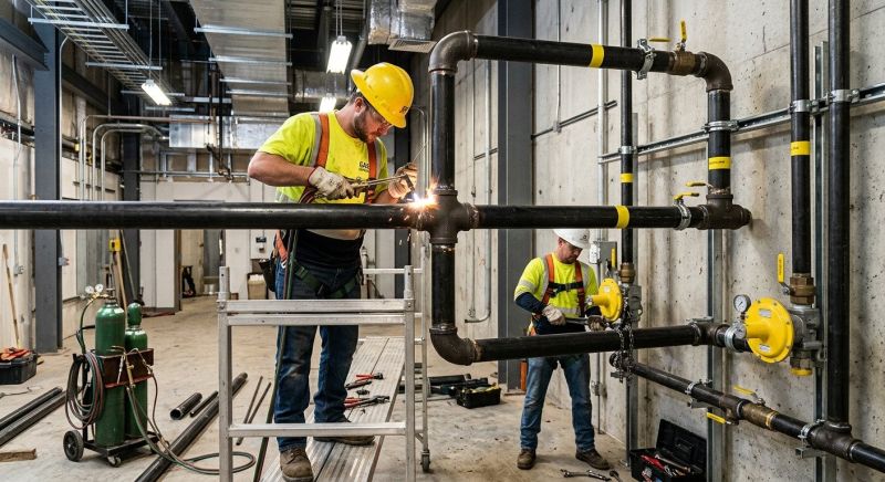 Commercial Gas Piping in Austin, TX