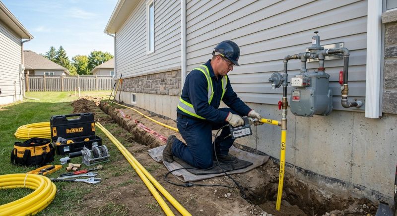 Natural Gas Line Installation in Austin, TX