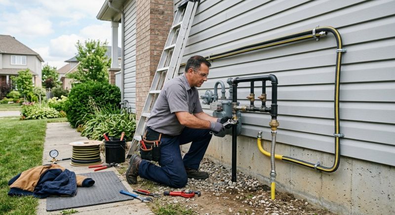 Propane Line Installation in Columbus, OH