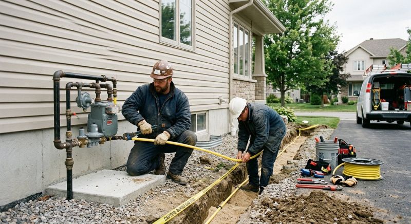 Underground Gas Line Service in Fredericksburg, VA